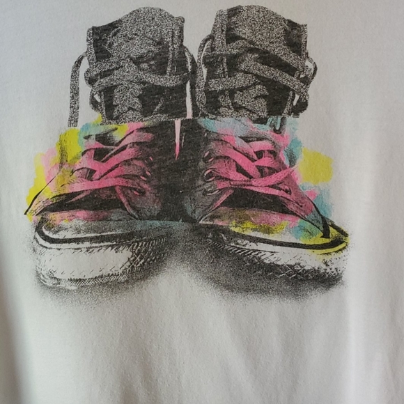 Converse tee juniors small high tops sneakers - Picture 2 of 5